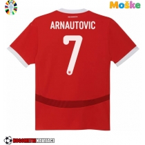 Moške Nogometnih dresov Avstrija Marko Arnautovic #7 Domači EP 2024 Kratki rokavi